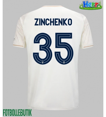 Nottingham Forest Oleksandr Zinchenko #35 Bortatröja 2025-26 Kortärmad